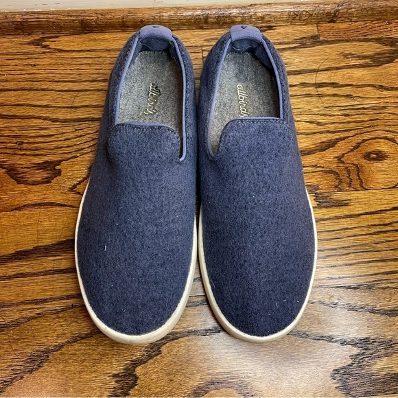 Allbirds Wool Slip-On Shoes - Dark Blue - Picture 2 of 4